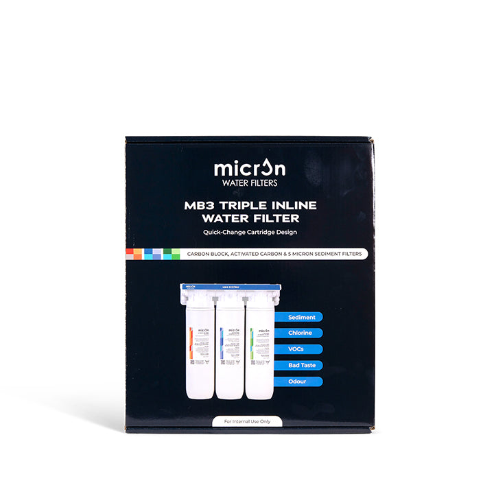 MB3 - 3 Stage Inline Undersink Water Filter System