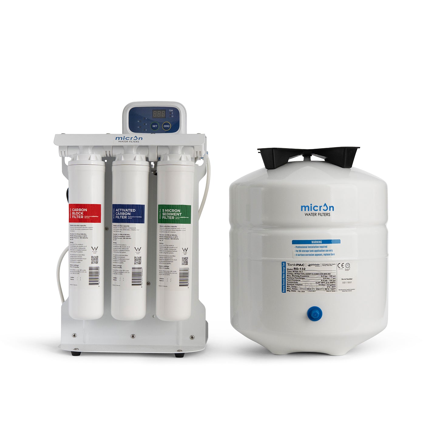 RO-MR5 - 5 Stage Under Sink Reverse Osmosis Filter System