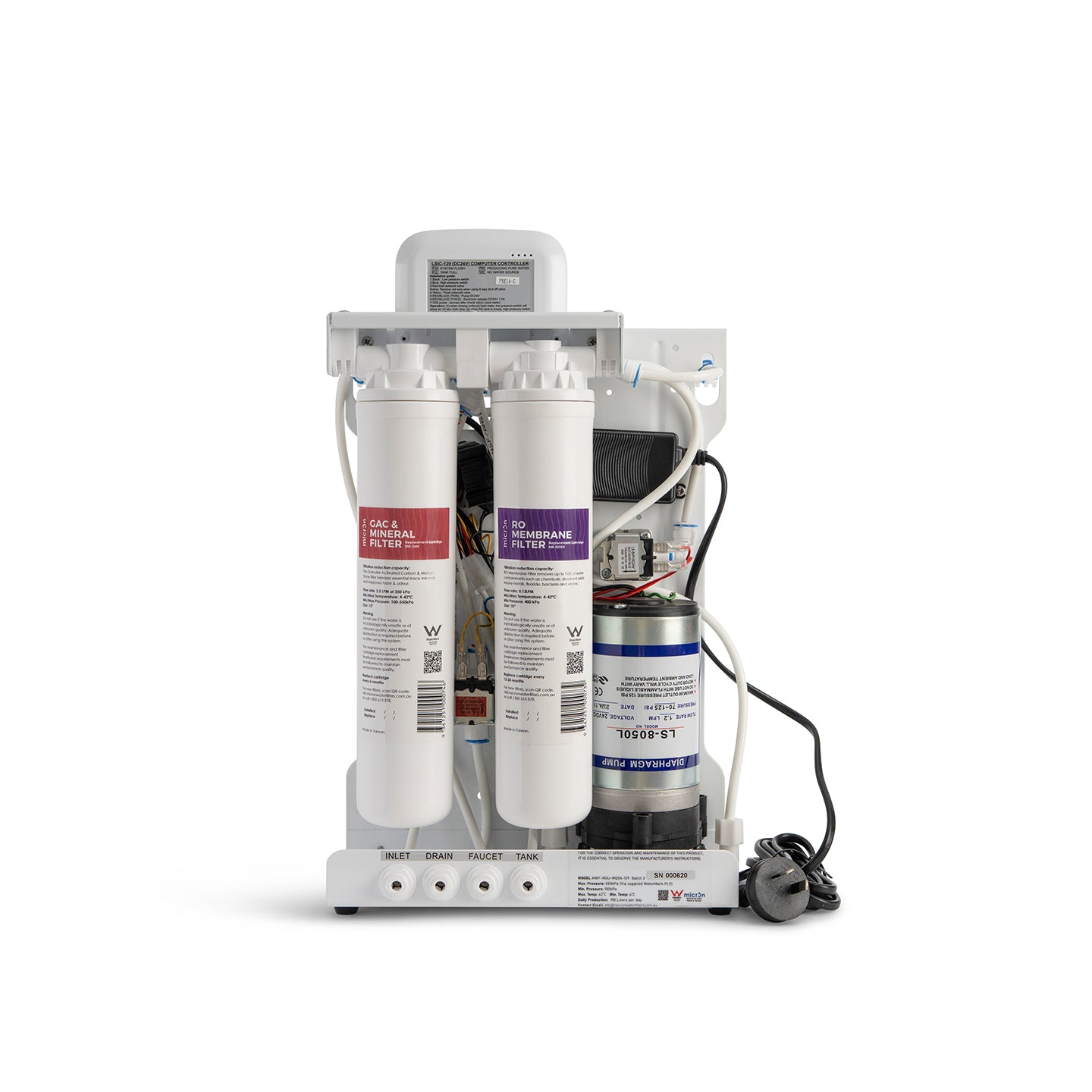 RO-MR5 - 5 Stage Under Sink Reverse Osmosis Filter System