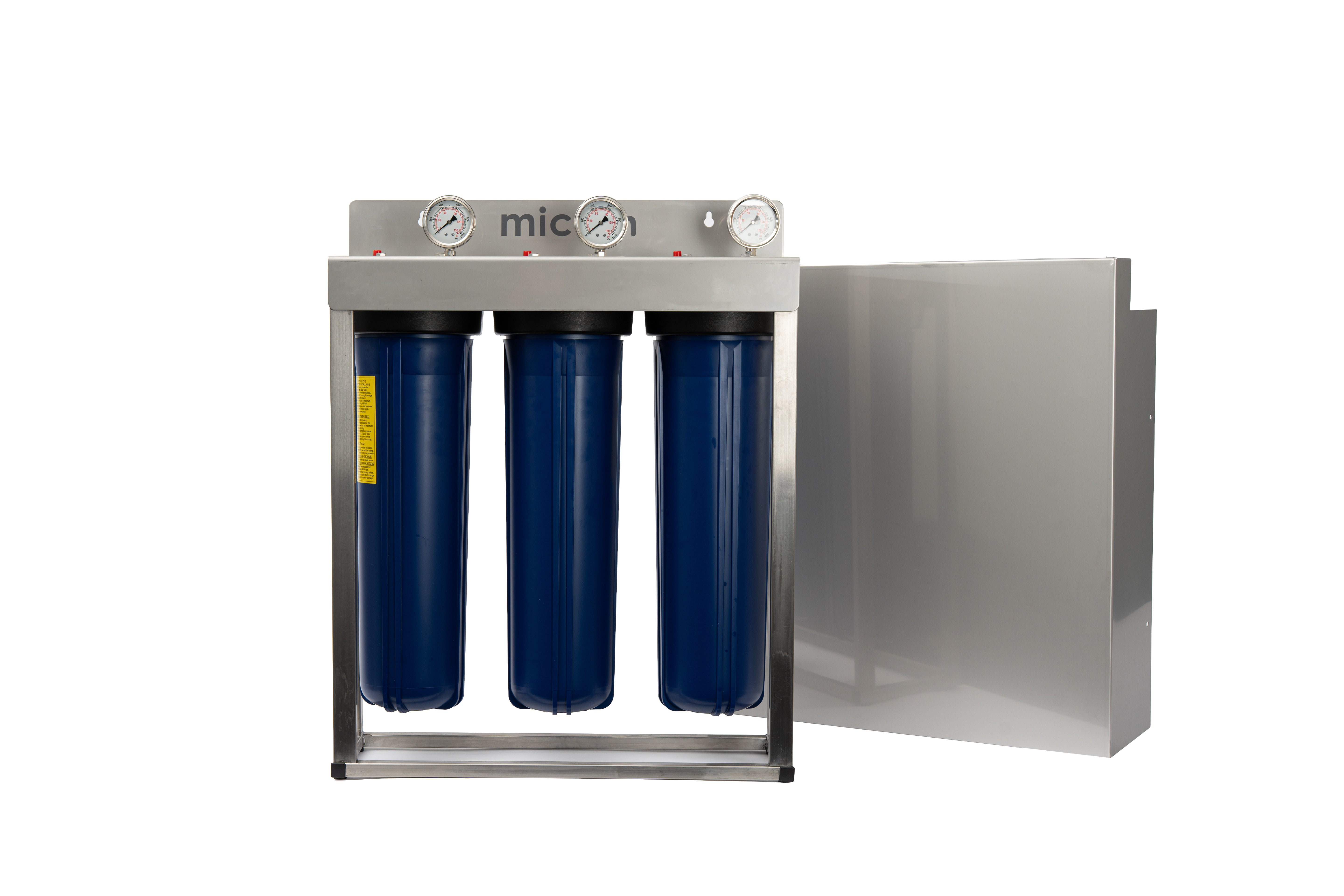 WH 300 Series Platinum  - Triple Whole House Filtration System with 316 s/s frame and cover