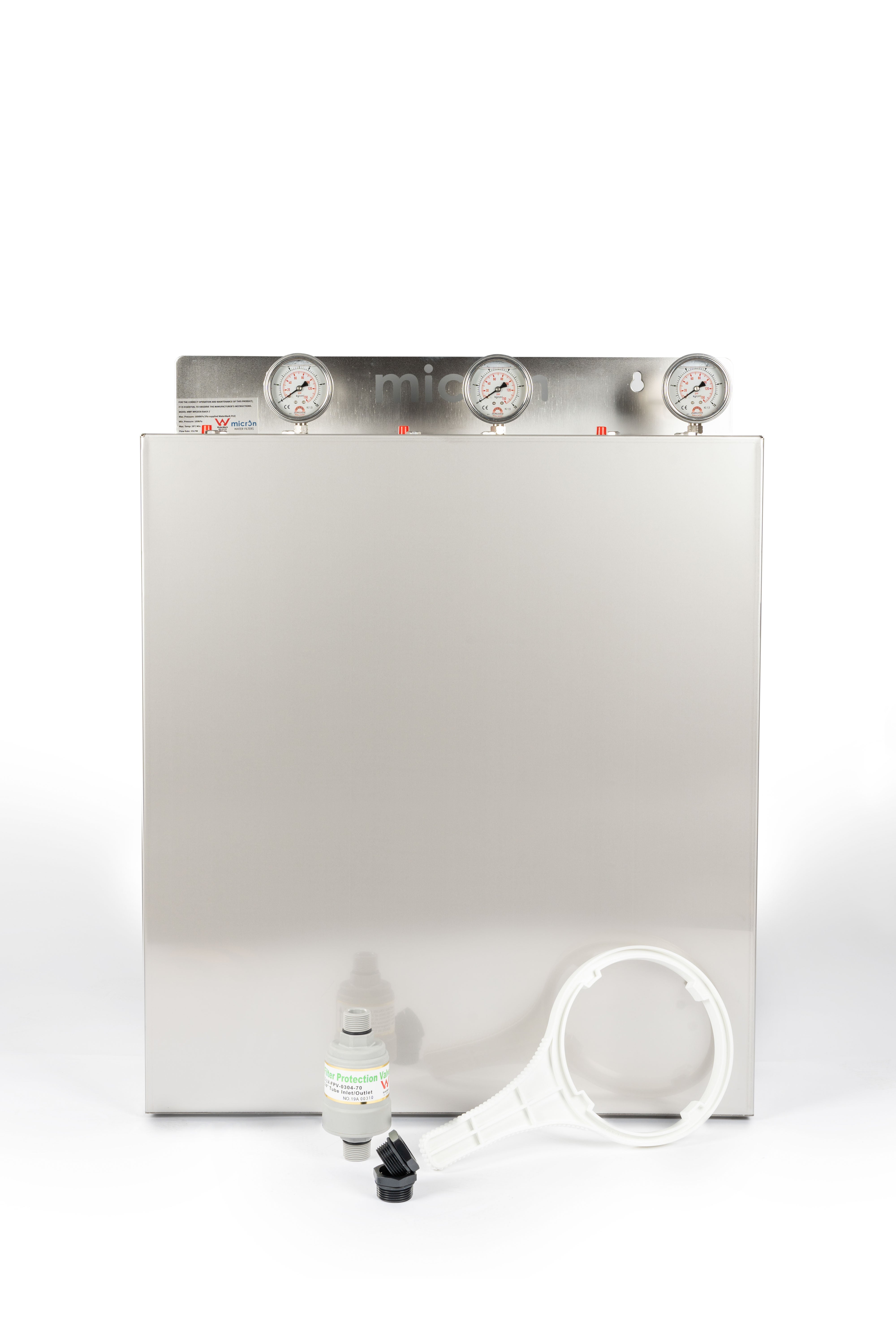 Platinum Series- Triple Stage High Flow Whole House Filtration System 20" with 316 SS cover