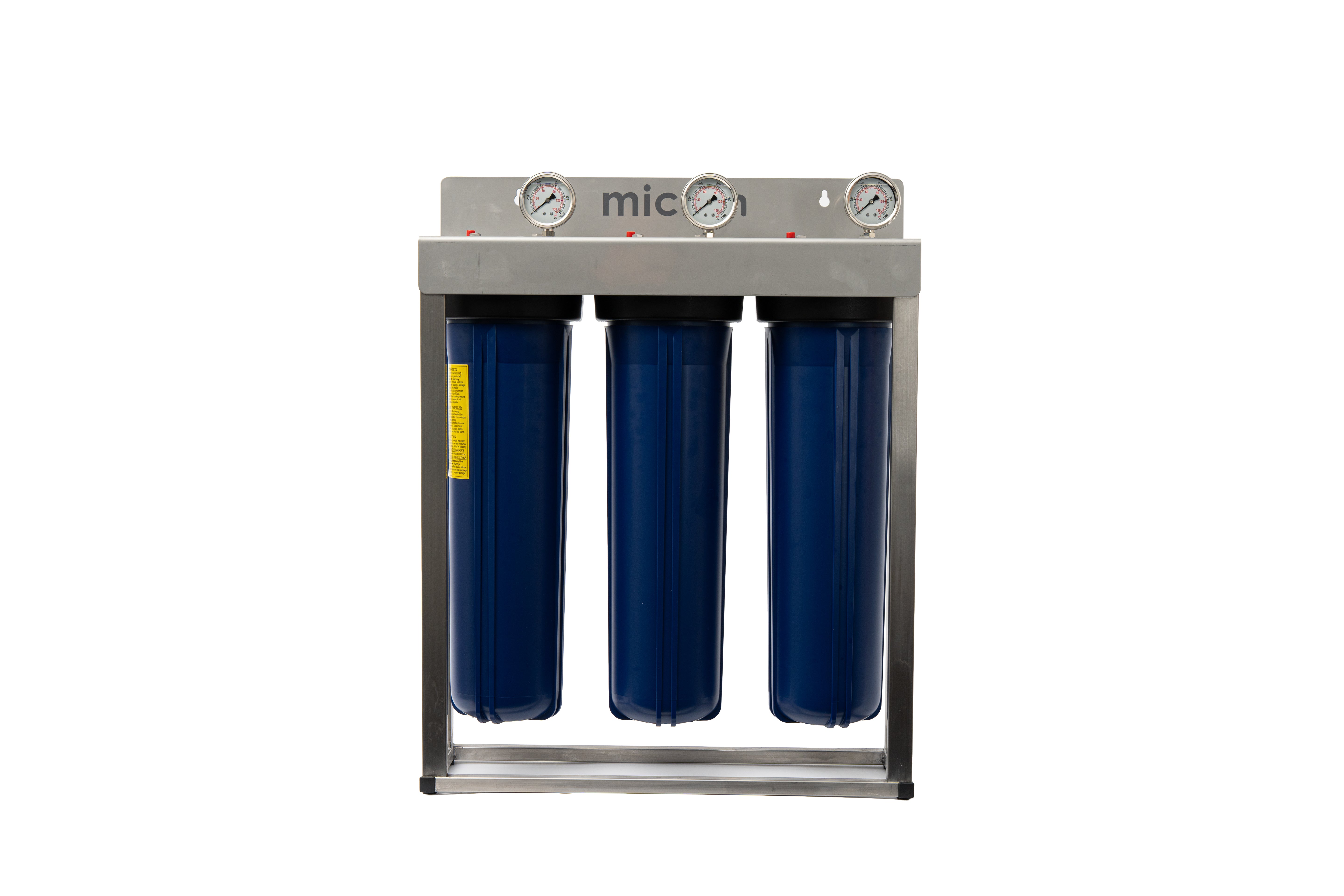 WH 300 Series Classic - Triple Whole House Filtration System with 316 s/s frame and cover