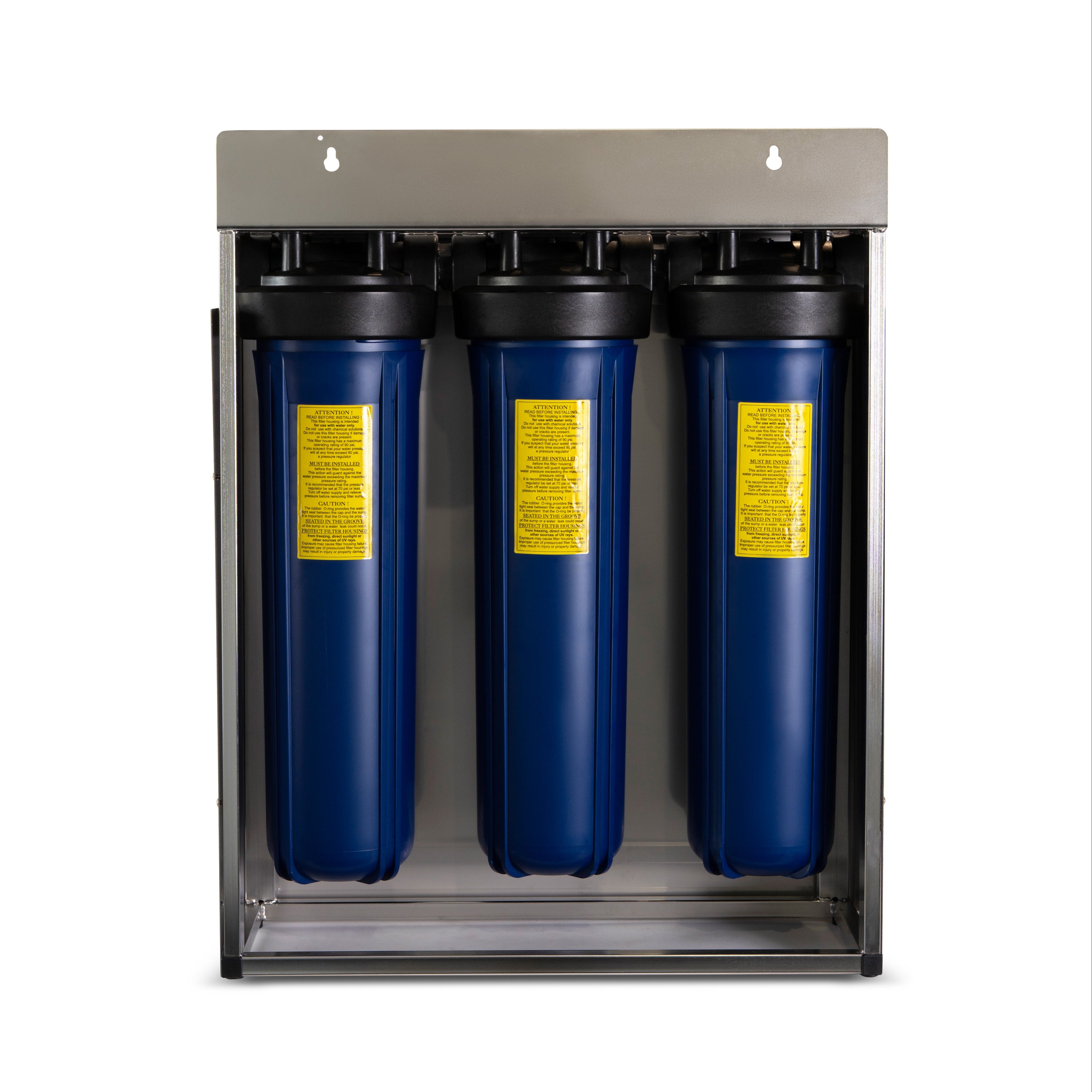 WH 300 Series Platinum  - Triple Whole House Filtration System with 316 s/s frame and cover