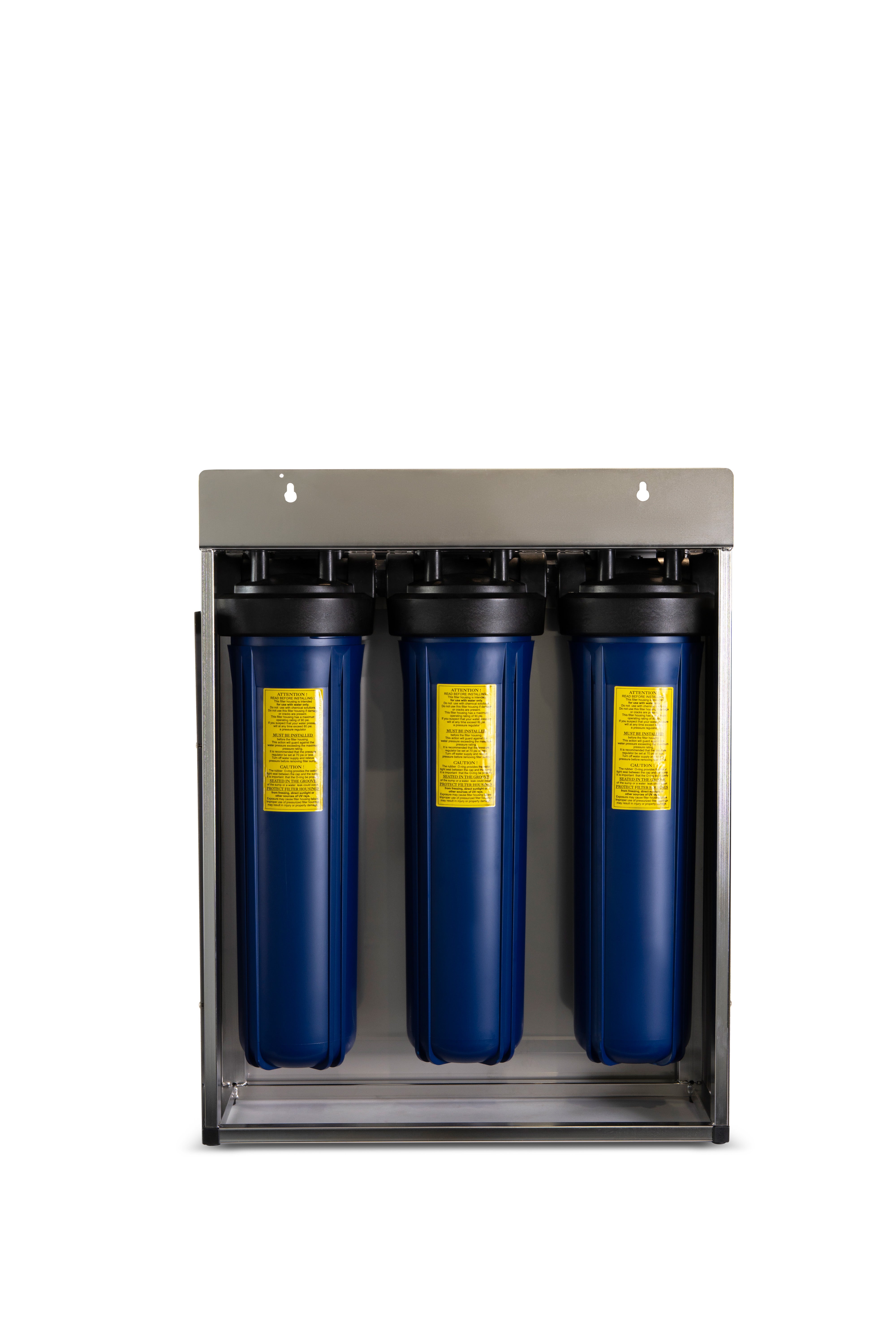 WH 300 Series Platinum  - Triple Whole House Filtration System with 316 s/s frame and cover