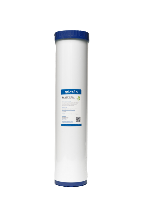 GAC & KDF 55 Filter [MWF20-GAC KDF55] – Micron Water Filters