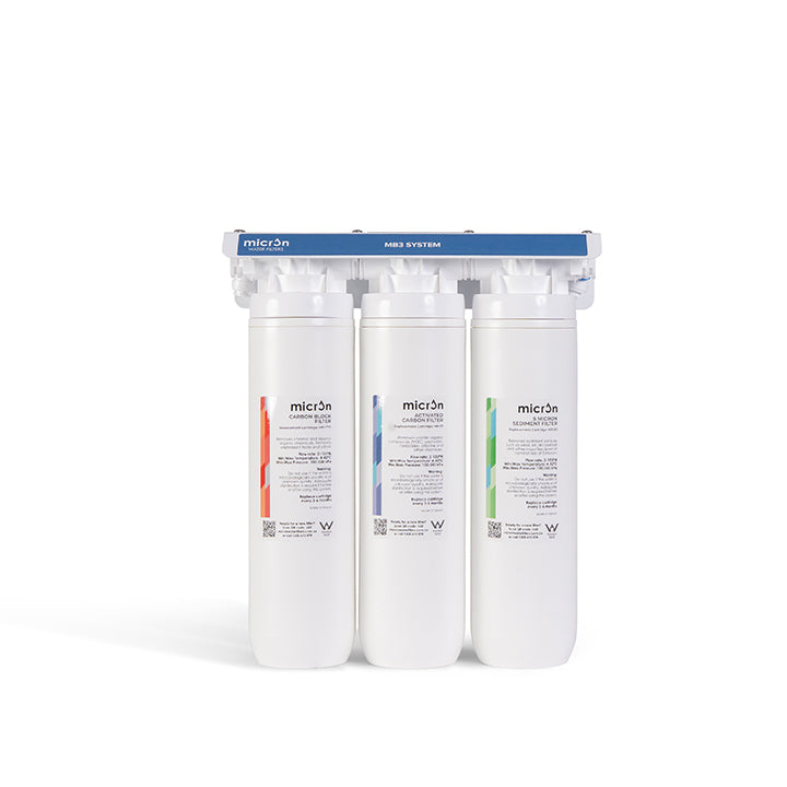 MB3 - 3 Stage Inline Undersink Water Filter System