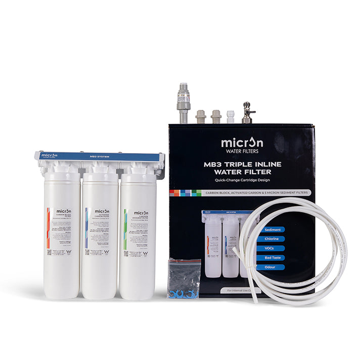 MB3 - 3 Stage Inline Undersink Water Filter System