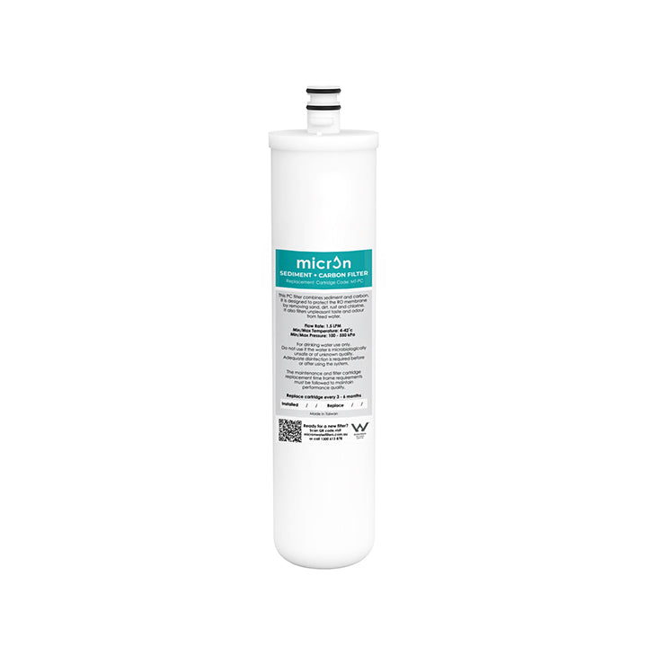MT-PC 5 micron PP sediment + CTO carbon block filter