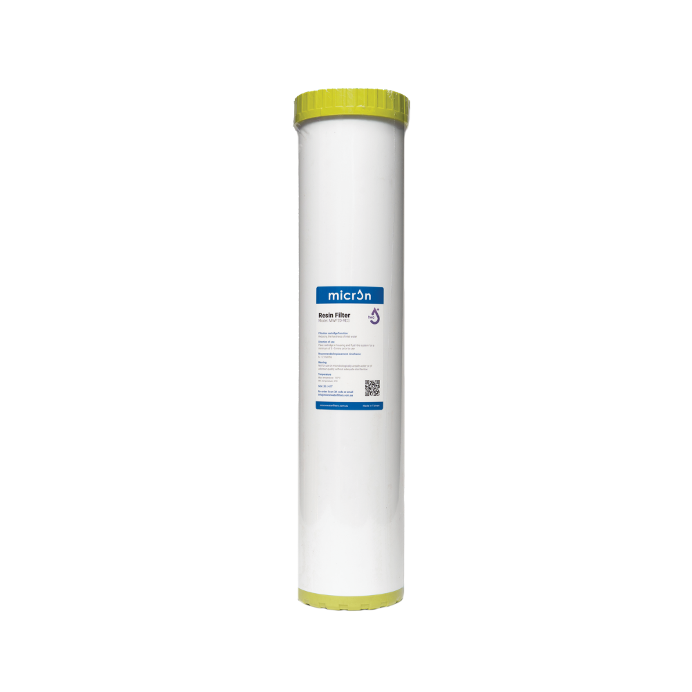 Micron Whole House MWF20 Series- Resin Water Softening Filter 20" x 4.5"
