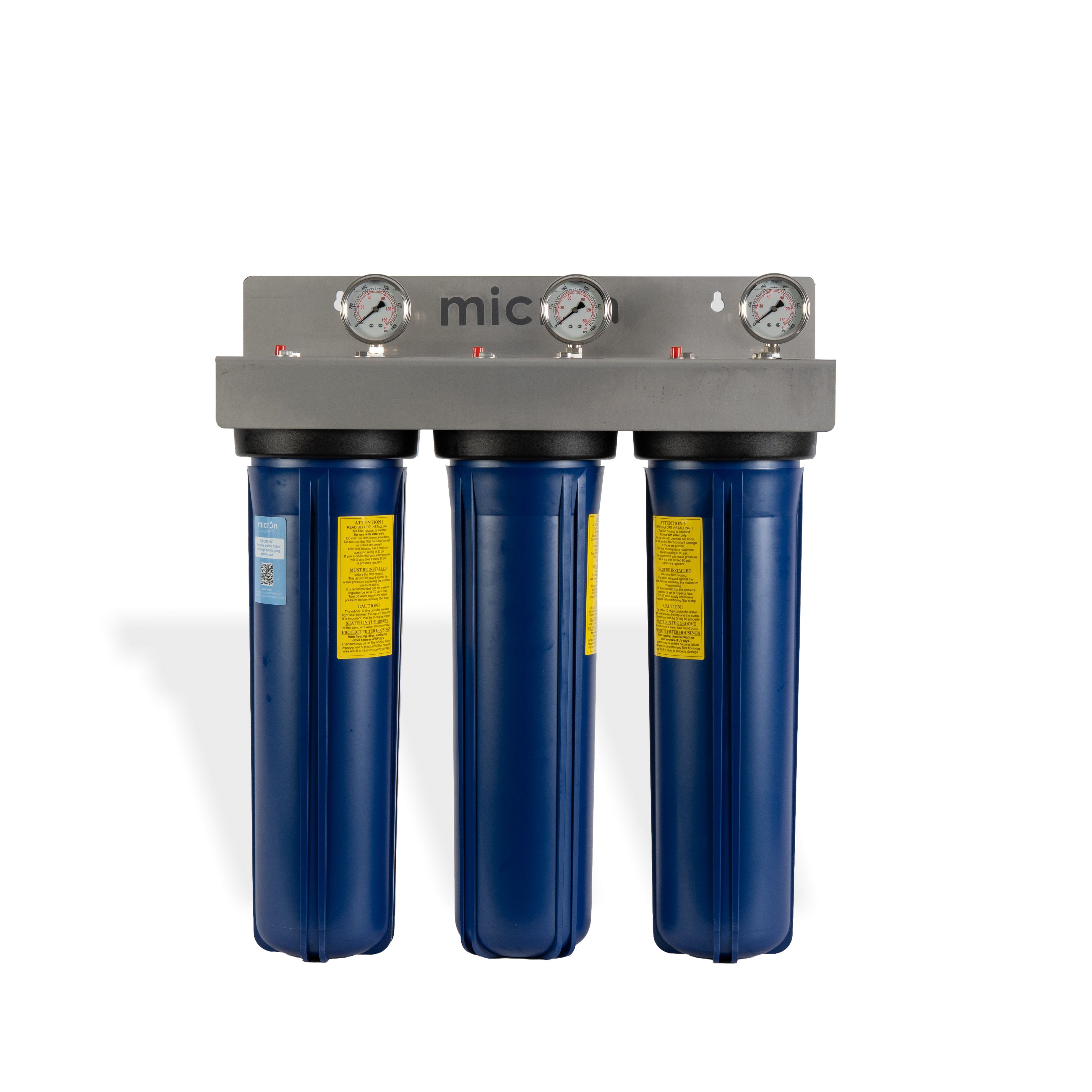 WH300 Series-Triple Whole House Filtration System
