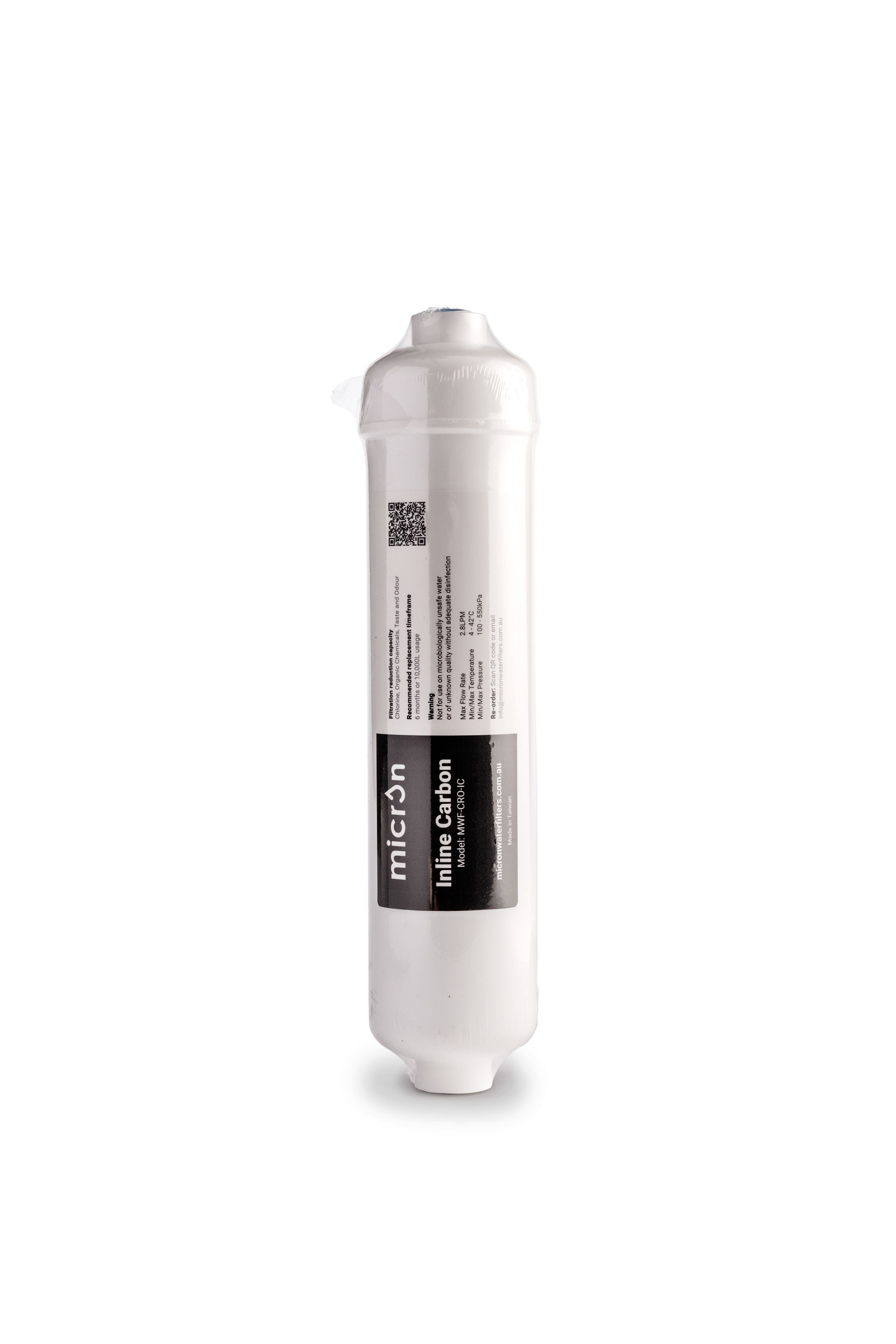 Micron Commercial RO Filter Series- Inline Post Carbon